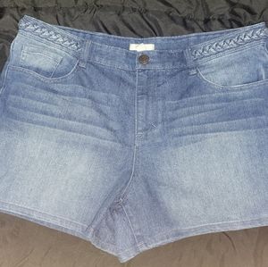 Plus Denim shorts